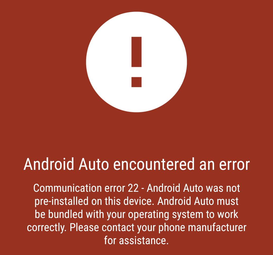 The AA error The AA error