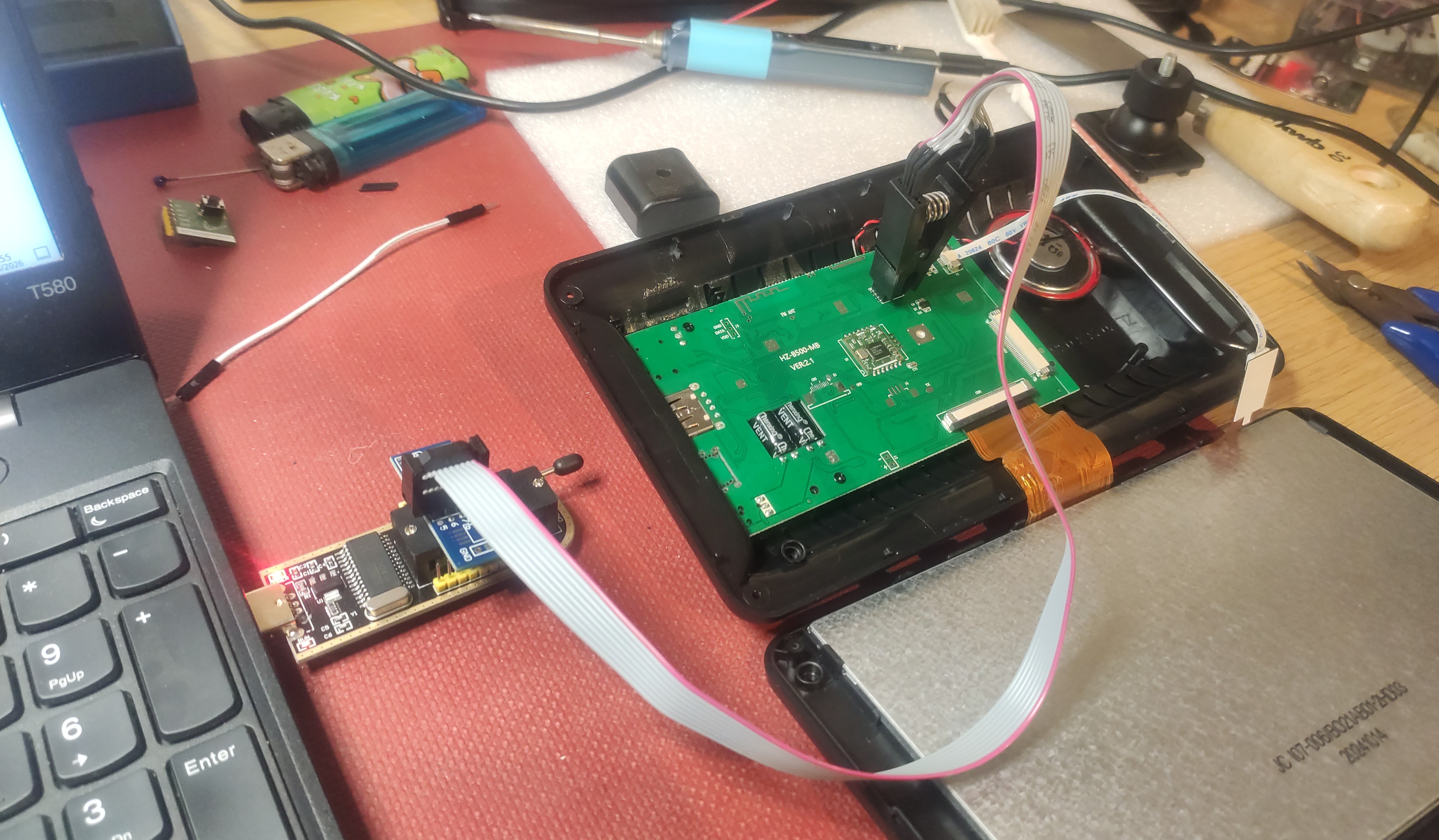 Using a cheap CH314A programmer to extract the firmware