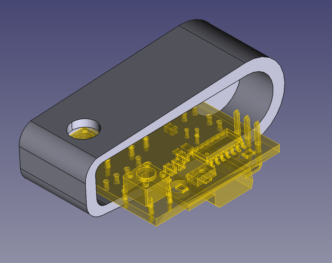 The final FreeCAD design