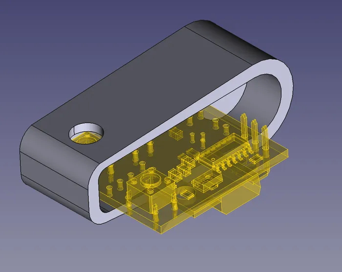 The final FreeCAD design